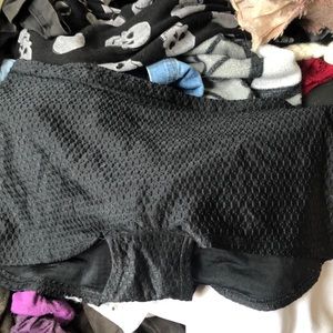 Black swimming suit shorts